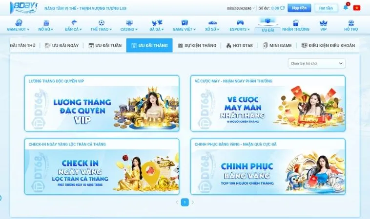 Khuyến Mãi Nhà Cái 8Day