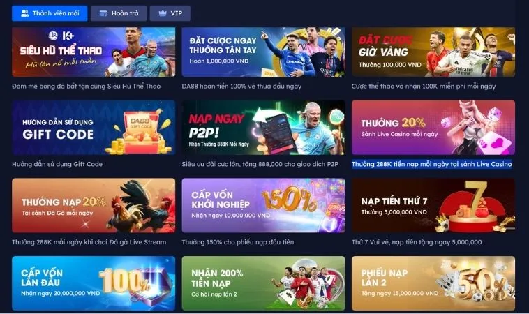 Nhiều chương trình khuyến mãi hấp dẫn tại JSTAR77